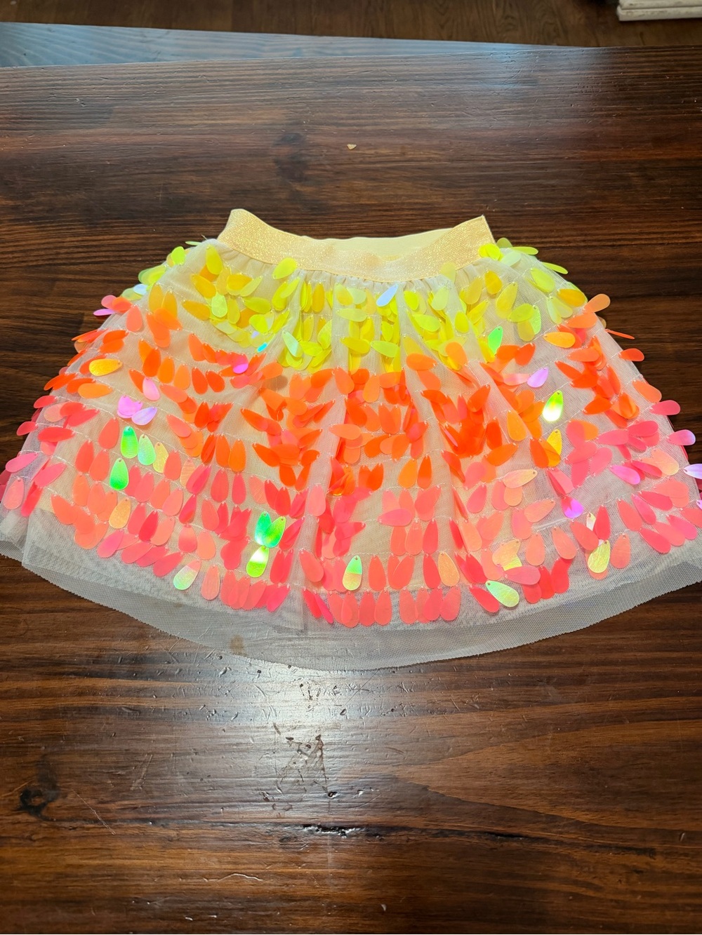Cat & Jack Neon Petal Skirt new w/out tags- Yellow, Orange, Pink